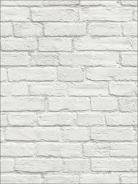 Vintage Brick White Wallpaper Vc90308