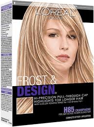 frost design at home hair coloring