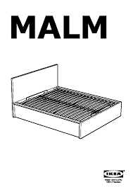 Malm Bed Frame With Storage Black Brown