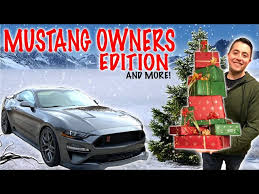 holiday gift ideas for mustang owners
