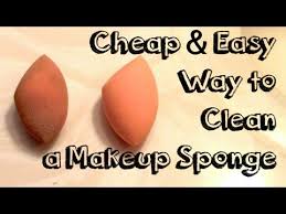to clean a makeup sponge