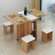 Our lounge & recreation furniture category offers a great selection of indoor folding tables & chairs and more. Moveable Foldable Table Chair Set Kitchen Storage Cabinet Dining Table With 4 Stools Home Furniture Stol Obedennyj Retractable R Dining Tables Aliexpress