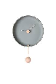 Totide Wall Clock Large Grey Nisi