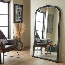 Antique Leaner Mirror Large