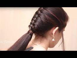 For your little princess grew brilliant queen, good taste begin to inculcate it needs from childhood. Ponytail Hairstyle For Long Hair Girls Ladies Hairstyle Tutorials 2017 Youtube Girls School Hairstyles Easy Hairstyles For Long Hair Easy Hairstyle Video