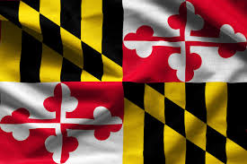 Fabric texture of the Maryland Flag background – Flags from the USA |  CannabizMD