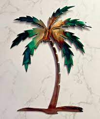 Palm Tree Metal Wall Art Décor 12 034