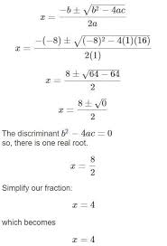 Equation X² 8x 16 0 True Brainly Ph