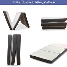 Most folding mattresses are relatively thin. Wayton 25 Inch Folding Mattress 3 Inch Memory Foam Portable Tri Fold Mattress Walmart Com Walmart Com