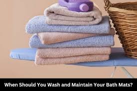 wash and maintain your bath mats