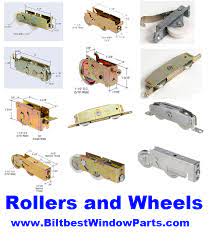 Patio Screen Door Roller Assembly Parts