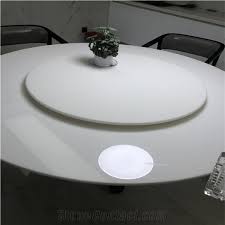 Nano White Crystal Glass Table Top