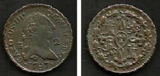 Filatelia y numismática Santos : 2 MARAVEDÍS 1787 SEGOVIA - CARLOS III
