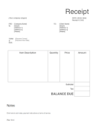 Included in our credit note is a ability to record tax refund amounts. Receipt Templates Free Download Invoice Simple
