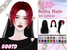the sims resource 333 sofia hair