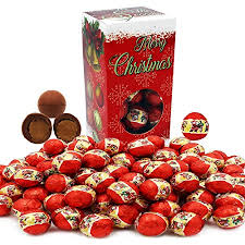 Melt hearts and warm tummies with these adorable christmas treats! Amazon Com Christmas Milk Chocolate Party Bag Fillers Individually Wrapped Foils Kosher Certified Caramel Chocolate Kringles 1 Pound Grocery Gourmet Food