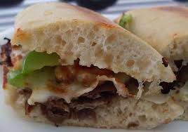 philly cheese steak oven baked sandwich