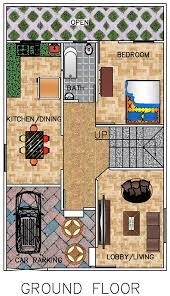 Choose from various styles and easily modify your floor plan. Floor Plan For 25 X 40 Plot 3 Bhk 1000 Square Feet 111 Squareyards Ghar 015 Happho