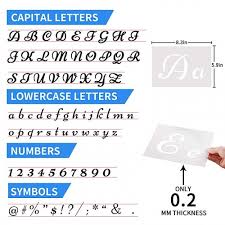 42 Pieces Letter Stencils For Painting