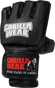 Sparring gloves and competition gloves. Manton Mma Gloves With Thumb Black White M L Gorilla Wear