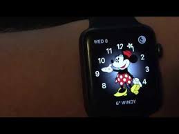 apple watch mickey mouse talks you