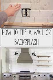 How To Tile A Kitchen Wall The