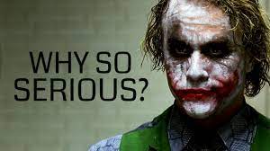 dc joker why so serious you