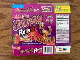 scooby doo rolls fruit snacks