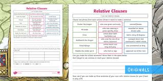 Relative clauses modify a word, phrase, or idea in the main clause. Ks2 Relative Clauses Game Ks2 Fantasy Story The Wyrmstooth Crown