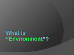 It is nature's gift that helps in nourishing life on the earth. Business Environment Business Environment What Is Environment Environment
