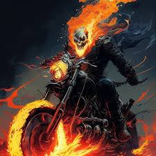 ghost rider motorcycle marvel heroes