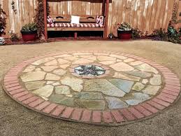 how to make a brick and flagstone patio