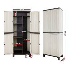 173cm Lockable Outdoor Storage Cabinet