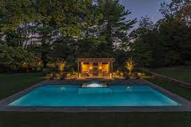 Outdoors With Landscape Lighting