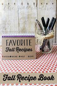 diy fall recipe book