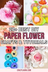 20 diy paper flower crafts tutorials in