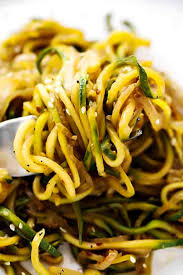 stir fry zucchini noodles recipe thood