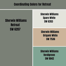 Sherwin Williams Retreat Color Palette