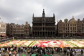 flower carpet at brussels grand place