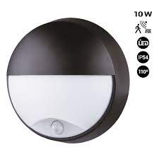 Circular Outdoor Wall Light With Pir