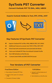 How To Export Outlook Pst To Text Extract Pst To Text File