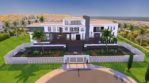 mod the sims celebrity modern mansion