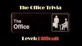 The more questions you get correct here, the more random knowledge you have is your brain big enough to g. The Office Quiz Trivia Night Online Youtube