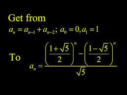 Explicit Formula For Fibonacci Sequence