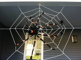 make your own halloween spider web