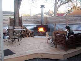 Patio Wood Stove Outdoor Wood Burner