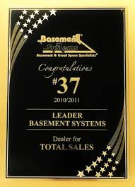 Dryzone Basement Systems Awards And
