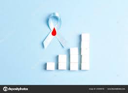 Images Diabetes Ribbon Blue Ribbon Awareness Symbol