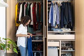 If you try to hang a skirt on a normal hanger, it either slides off or the hangers create a dent in the sides. 6 Closet Cleaning Tips To Finally Get Your Wardrobe Organized