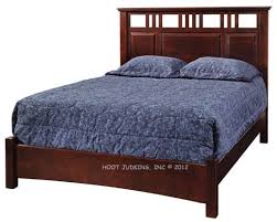 solid maple wood queen sunrise bed